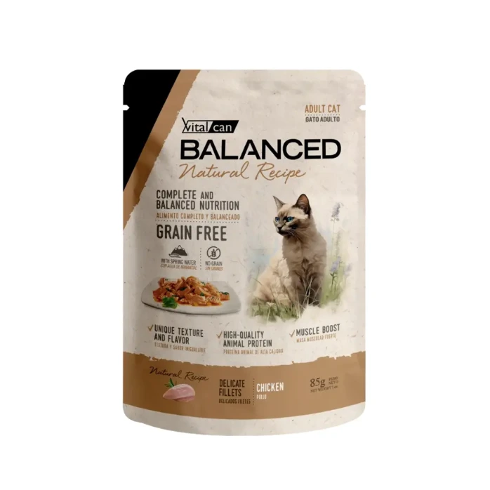[Vit-1320961] Balanced Nat Recipe Pouch Gato Adulto Pollo