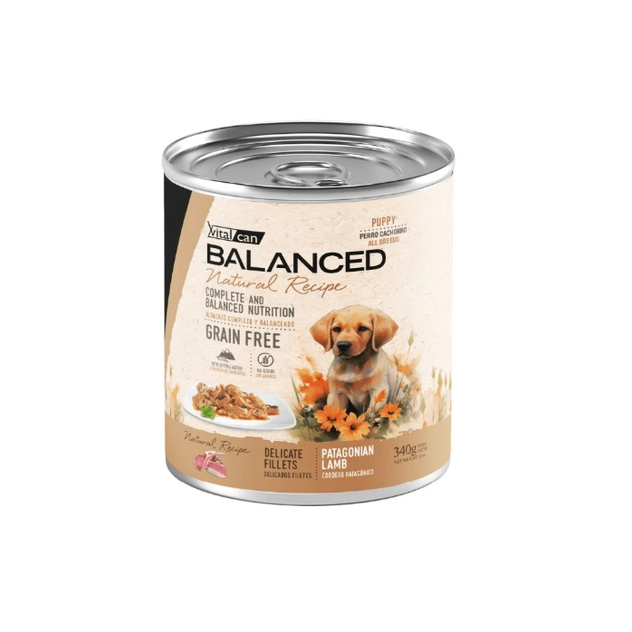 [Vit-1321291] Balanced Natural Recipe Filetes Cordero Perro Cachorro