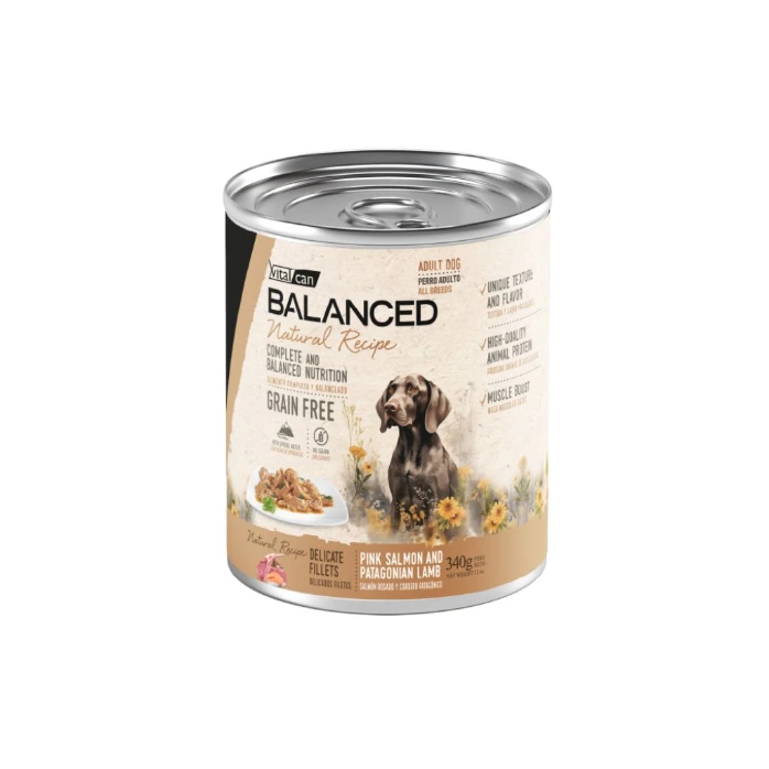 [Vit-1321531] Balanced Natural Recipe Filetes Salmón y Cordero Perro