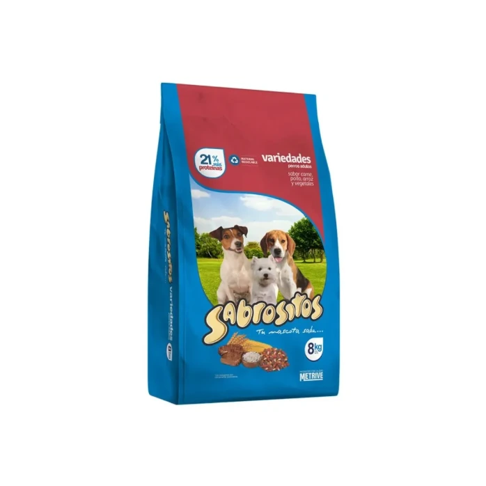 [mtv-350001] Sabrositos Alimento Perro Variedades (Carne, Pollo, Arroz y Vegetales) (1,5 Kg)