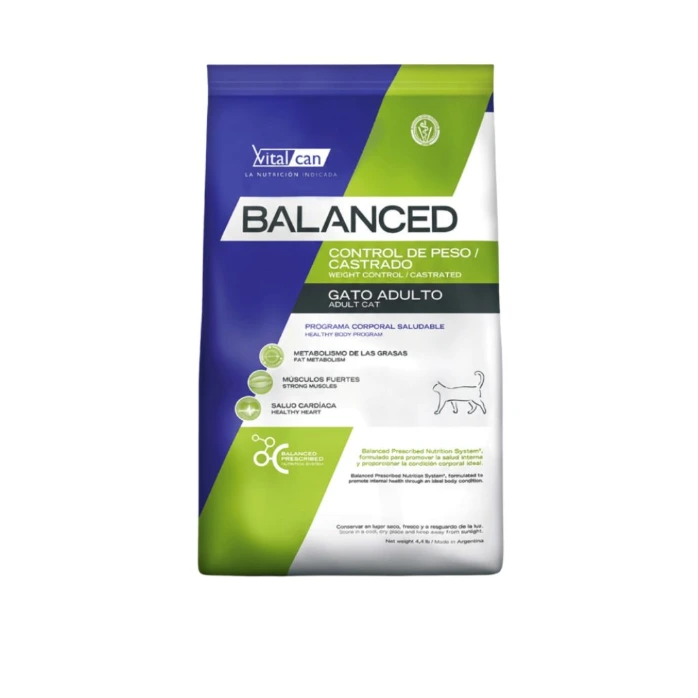 [Vit-317332] Balanced Control De Peso/Castrado (2 Kg)