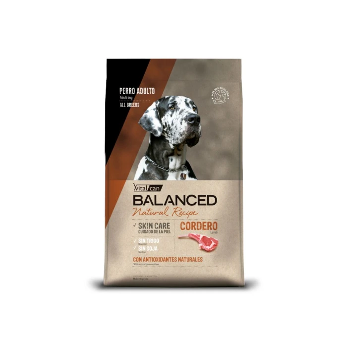 [Vit-1193601] Balanced Natural Recipe Perro Cordero (3 Kg)