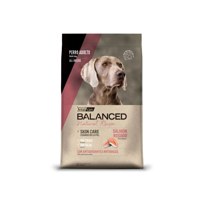 [Vit-1193301] Balanced Natural Recipe Perro Salmón Rosado (3 Kg)
