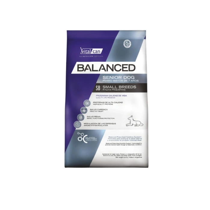 [Vit-117341] Balanced Senior Raza Pequeña (3 Kg)