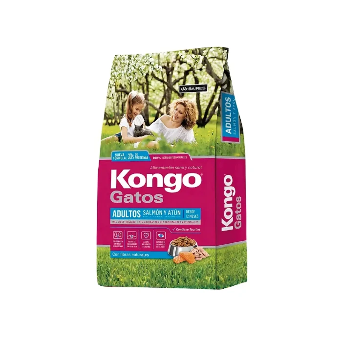 Kongo Natural Gato Salmón y Atún