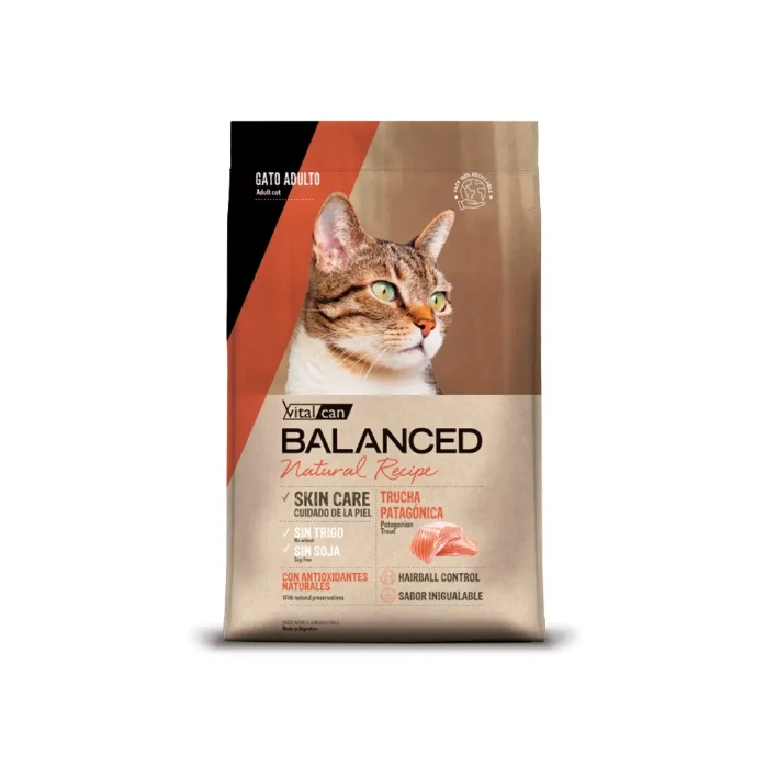 [Vit-2174001] Balanced Natural Recipe Gato Trucha (3 Kg)