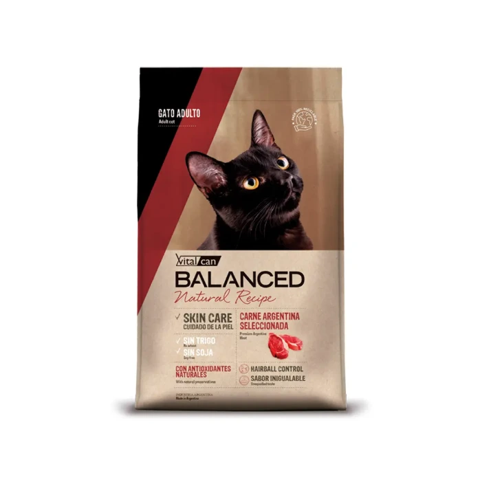 [Vit-2174701] Balanced Natural Recipe Gato Carne Argentina Seleccionada (3 Kg)
