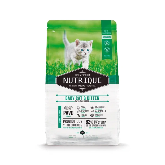 Nutrique Gato Bebe y Gato Cachorro