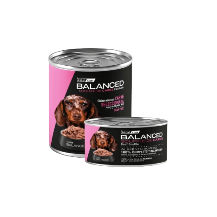 Balanced Souffle Carne Perro Cachorro