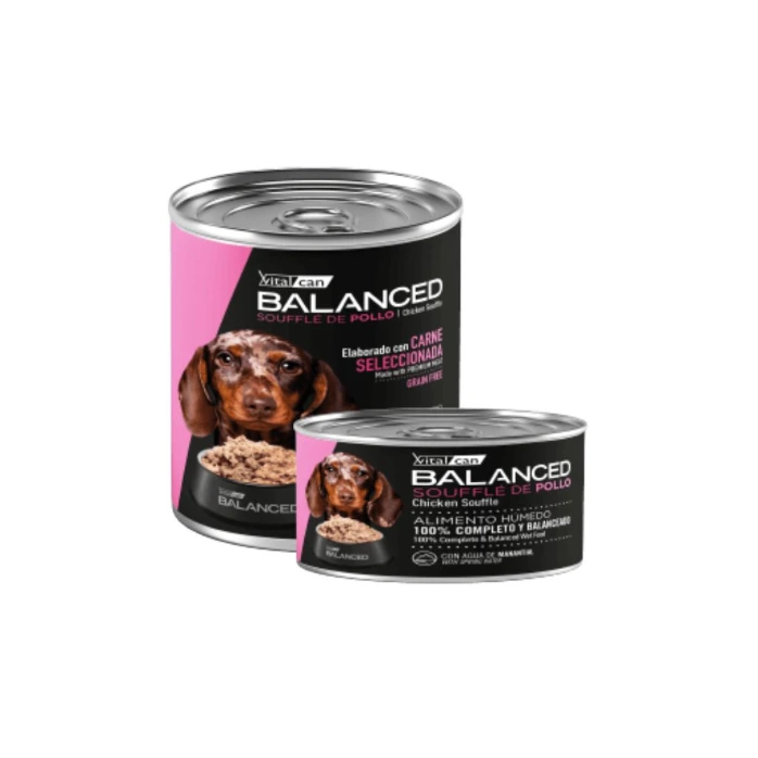 [Vit-1320511] Balanced Souffle Pollo Perro Cachorro (85 gr)