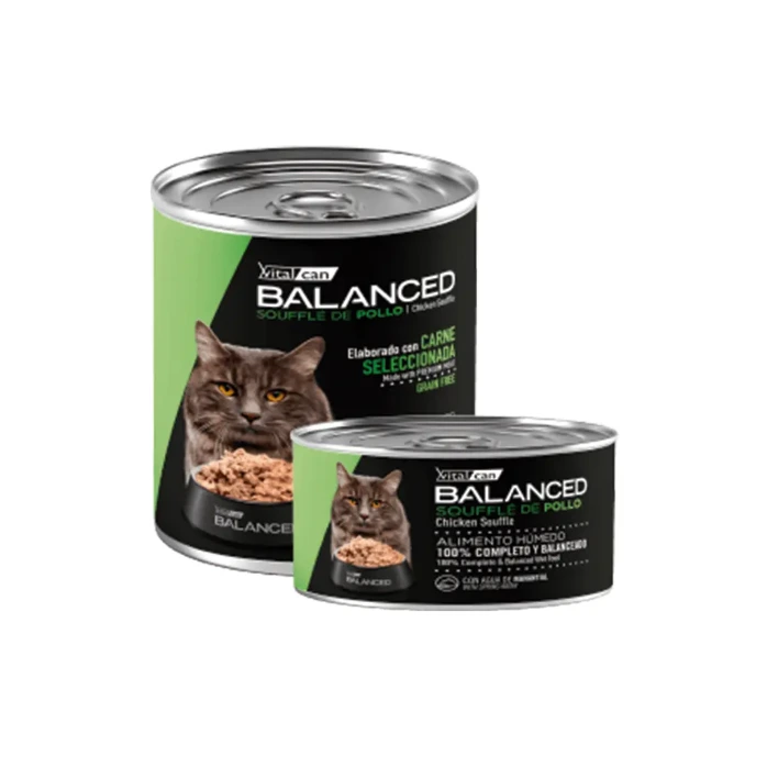[Vit-1320661] Balanced Souffle Pollo Gato Adulto Castrado (85 gr)