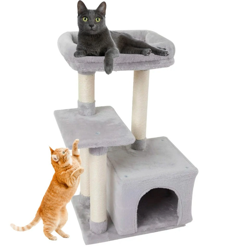 [Bp-11350] Arbol Para Gatos Gris