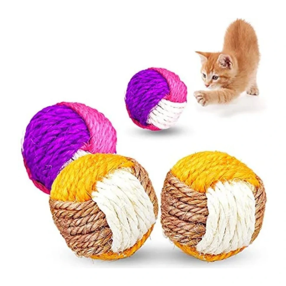 [Per-2024] Pelota Sisal 3 Colores Retorcida