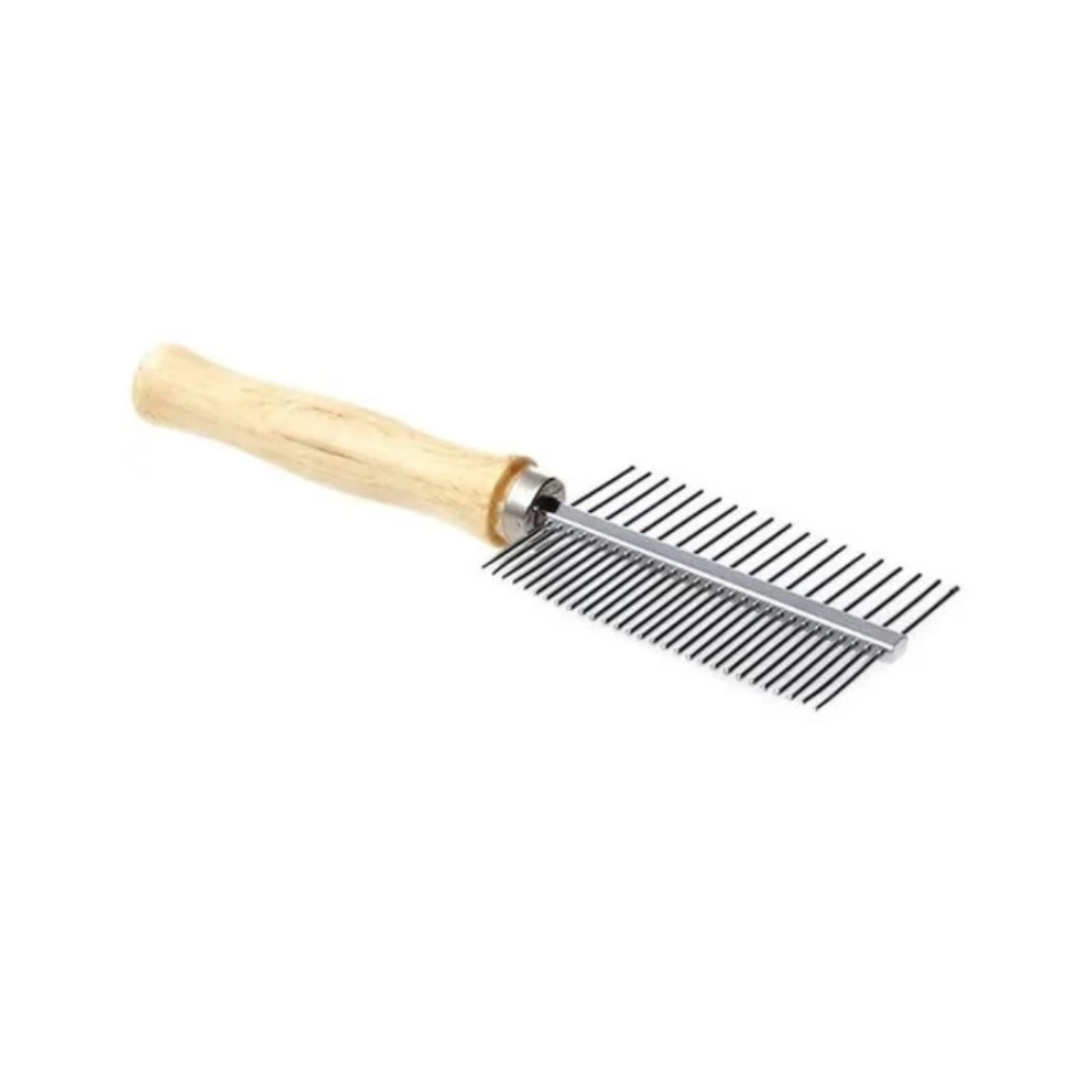 [Per-0150] Peine Doble Fino Grueso Madera