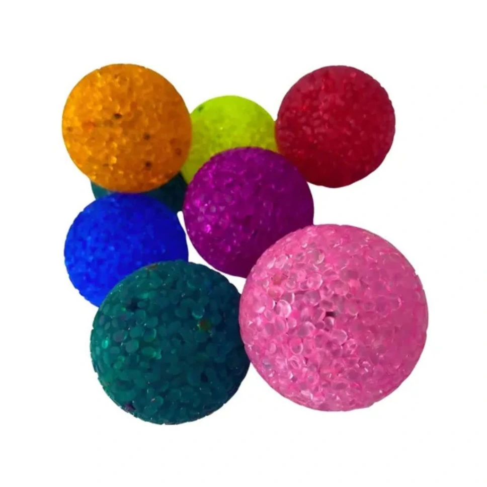 [Per-597] Pelota Cristal P/Gatos x 4un
