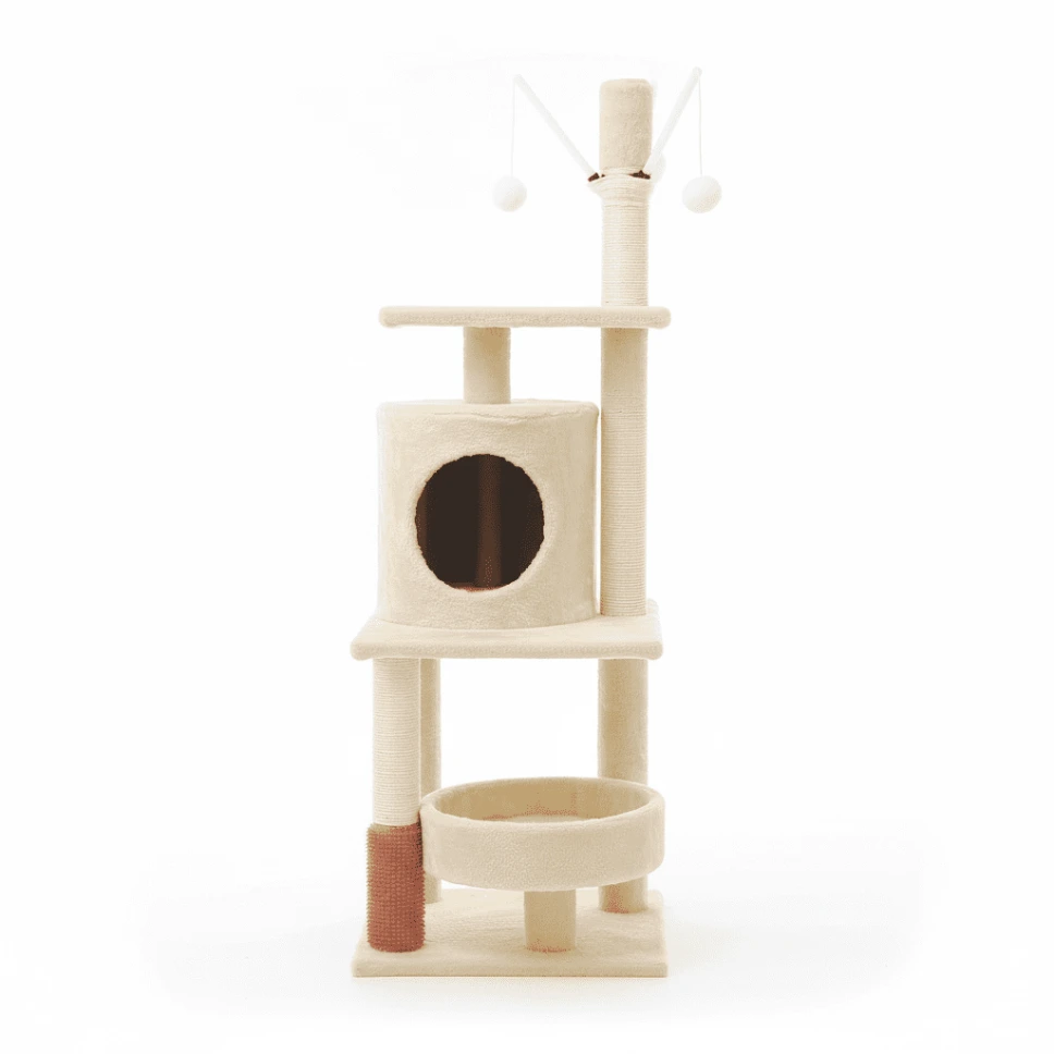 [Bp-11345] Arbol P/Gatos Beige 40*40*115