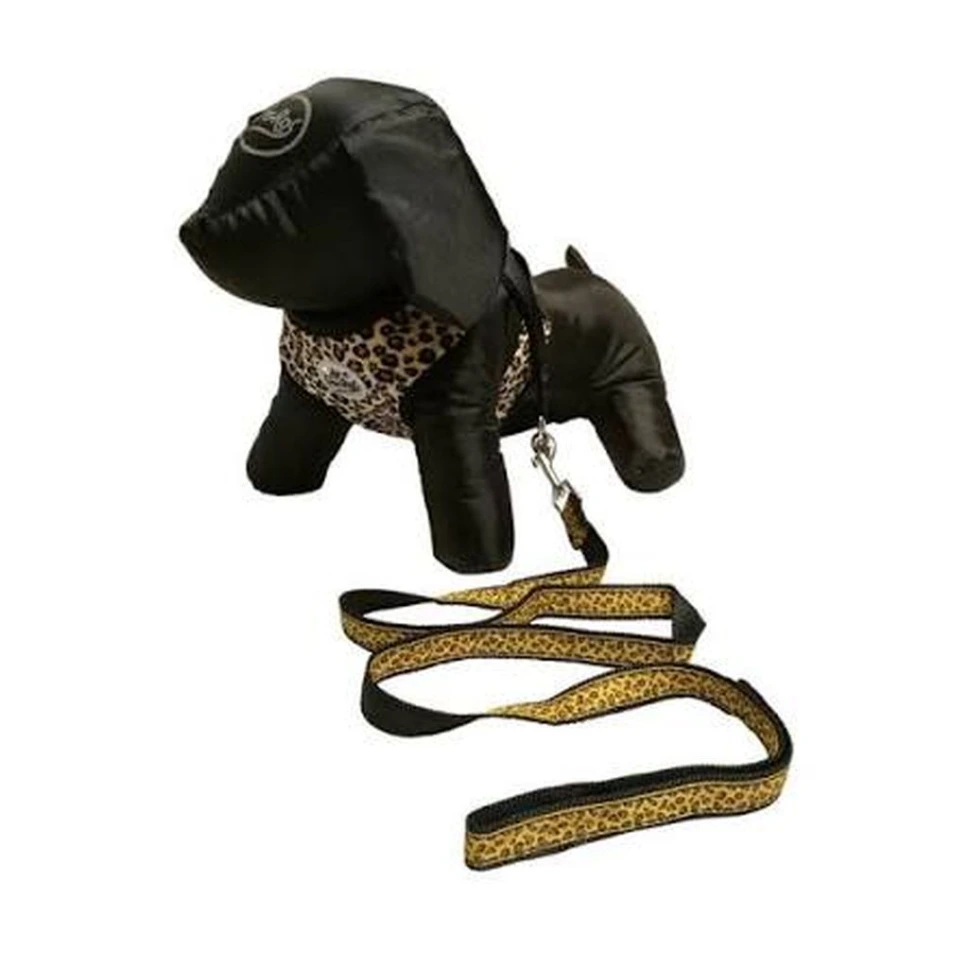 Set Arnés Correa Animal Print